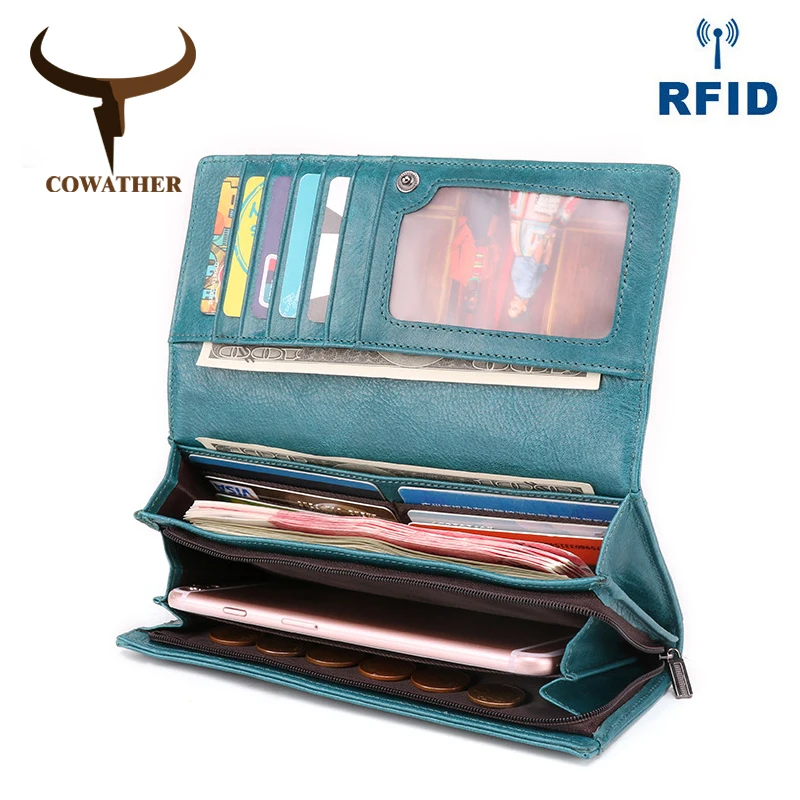 COWATHER 100% high quality genuine leather women wallet first layer cowhide leather wallets for women 2021 new design good purse
COWATHER 100% high quality genuine leather women wallet first layer cowhide leather wallets for women 2021 new design good purse