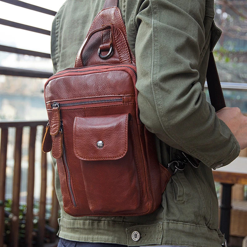 J.M.D High Quality Cow Leather Bag Fashion And Simple Style Cross Body Bag Chest Bag For Men & Teenager 4006B
J.M.D High Quality Cow Leather Bag Fashion And Simple Style Cross Body Bag Chest Bag For Men & Teenager 4006B
