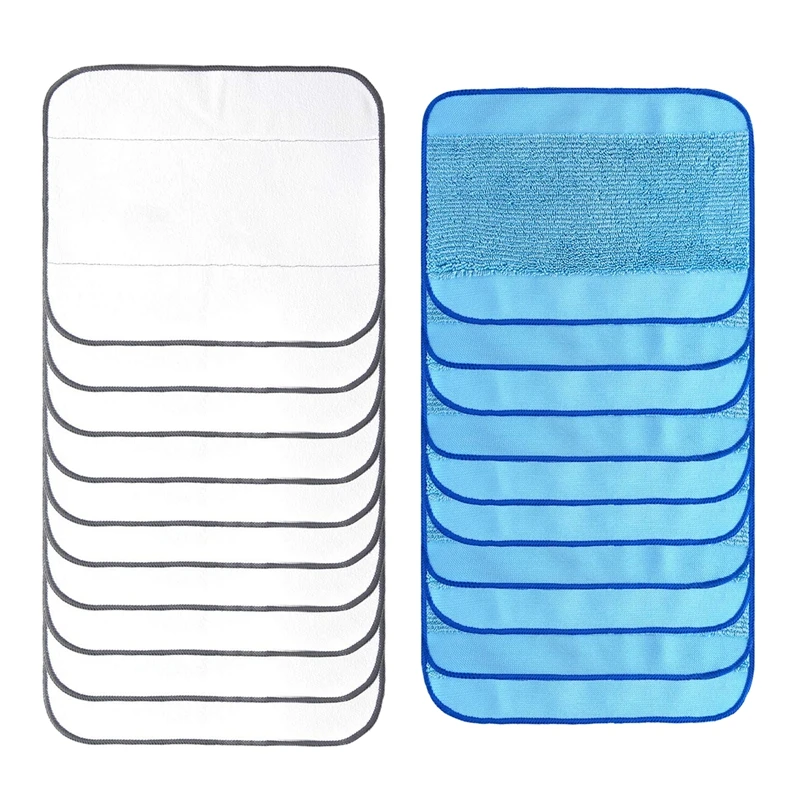 20-pack Mixed Microfiber Mopping Cloths 10 Wet+10 Dry Washable&Reusable Mop Pads Fits iRobot Braava 380 380t 320 321 Mint 4200
20-pack Mixed Microfiber Mopping Cloths 10 Wet+10 Dry Washable&Reusable Mop Pads Fits iRobot Braava 380 380t 320 321 Mint 4200