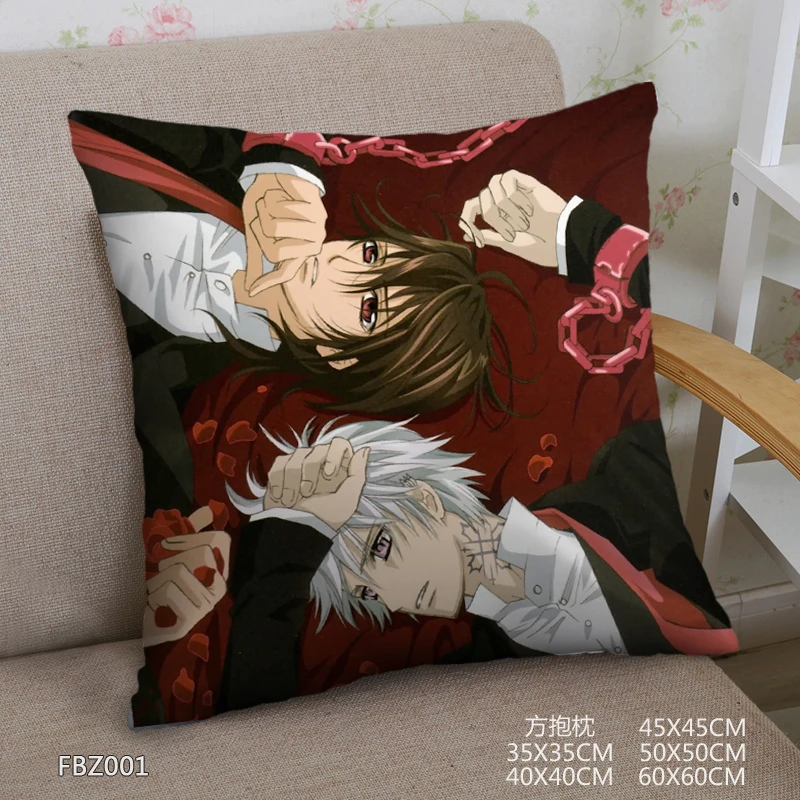 Anime Vampire Knight Decorative Cusion Cover for Sofa car seat cushion 35x35cm 40x40cm 45x45cm 50x50cm Pillow Case Cover
Anime Vampire Knight Decorative Cusion Cover for Sofa car seat cushion 35x35cm 40x40cm 45x45cm 50x50cm Pillow Case Cover