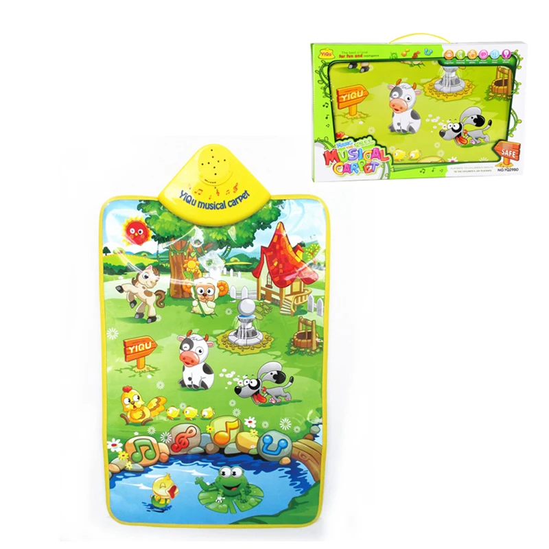 60cmX40cm Baby Music Carpet Baby Music Mat early Educational music happy farm Baby Kid Child Piano Music Plat Mat with box
60cmX40cm Baby Music Carpet Baby Music Mat early Educational music happy farm Baby Kid Child Piano Music Plat Mat with box