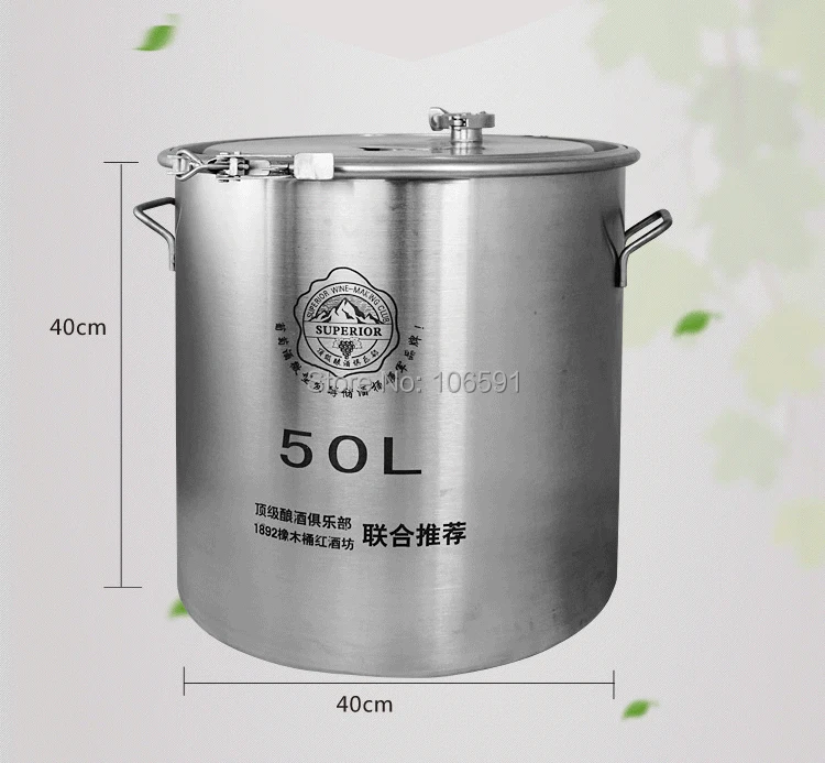 Beer Liquor Wine Thermostat Bucket High Quality 50L Barrel Keg Stainless Steel Fermenters, Fermentation Tanks,
Beer Liquor Wine Thermostat Bucket High Quality 50L Barrel Keg Stainless Steel Fermenters, Fermentation Tanks,