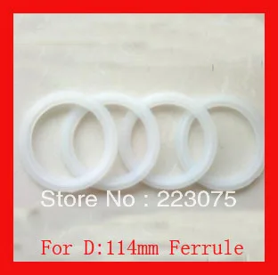 New Arrival Sanitary Clamp Gaskets Tri-Clamp silicon Gaskets for D:114mm ferrule White NEW 100pcs/lot
New Arrival Sanitary Clamp Gaskets Tri-Clamp silicon Gaskets for D:114mm ferrule White NEW 100pcs/lot