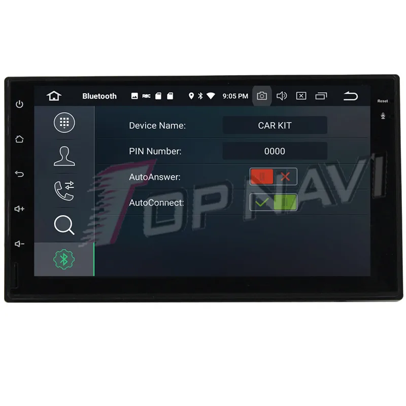 TOPNAVI Android 9 0 Автомобильная Автомагнитола GPS навигация для универсального Радио