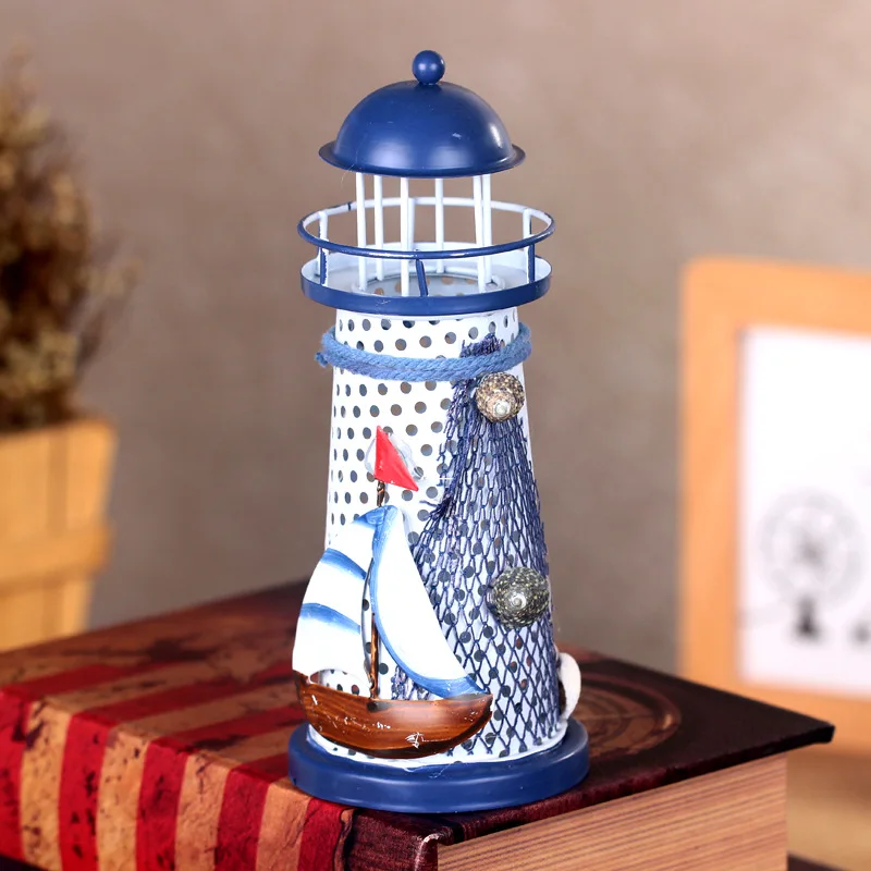 Children's Birthday Gifts Flash Ocean Metal Lighthouse Home Crafts Light Tower Decorative Romantic Night Light Lantern
Children's Birthday Gifts Flash Ocean Metal Lighthouse Home Crafts Light Tower Decorative Romantic Night Light Lantern