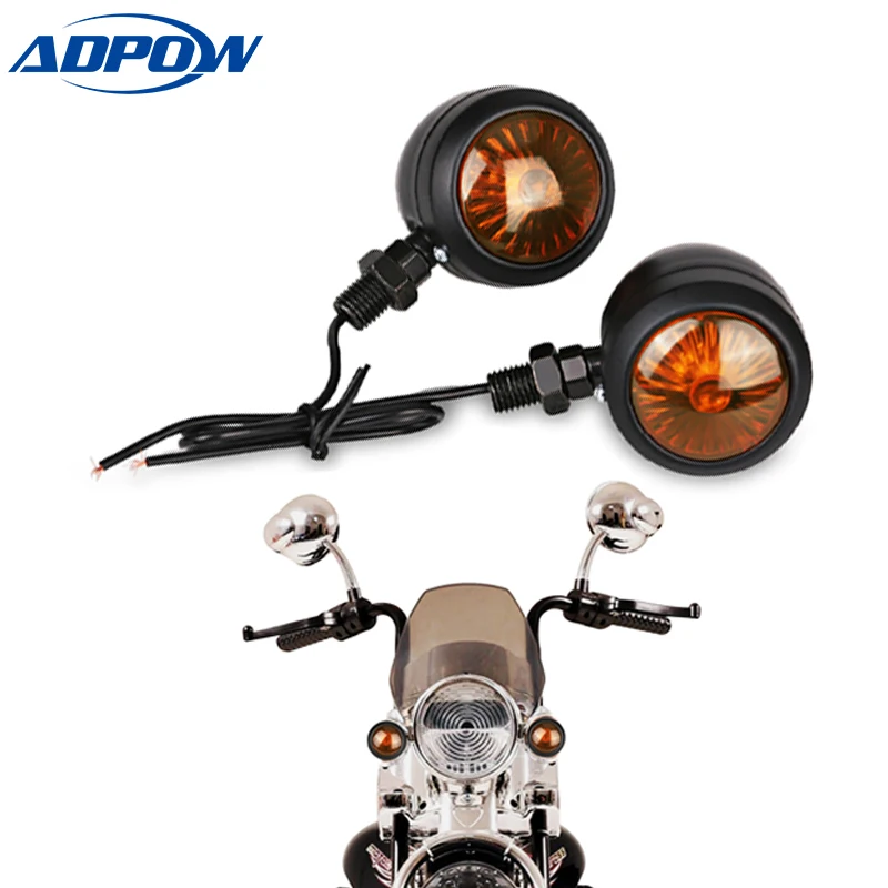 2pcs Classic Style Mental Chrome Motorcycle Turn Signal Indicator Turning Light Lamp Bulb For Harley /Cafe /Racer 12V Motorbike
2pcs Classic Style Mental Chrome Motorcycle Turn Signal Indicator Turning Light Lamp Bulb For Harley /Cafe /Racer 12V Motorbike