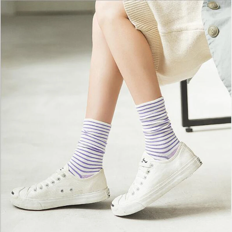 Morematch 1 Pair Women Pile Heap Sock Slim Horizontal Stripes Cotton Socks College Style Leisure Socks 9 Colors Optional
Morematch 1 Pair Women Pile Heap Sock Slim Horizontal Stripes Cotton Socks College Style Leisure Socks 9 Colors Optional