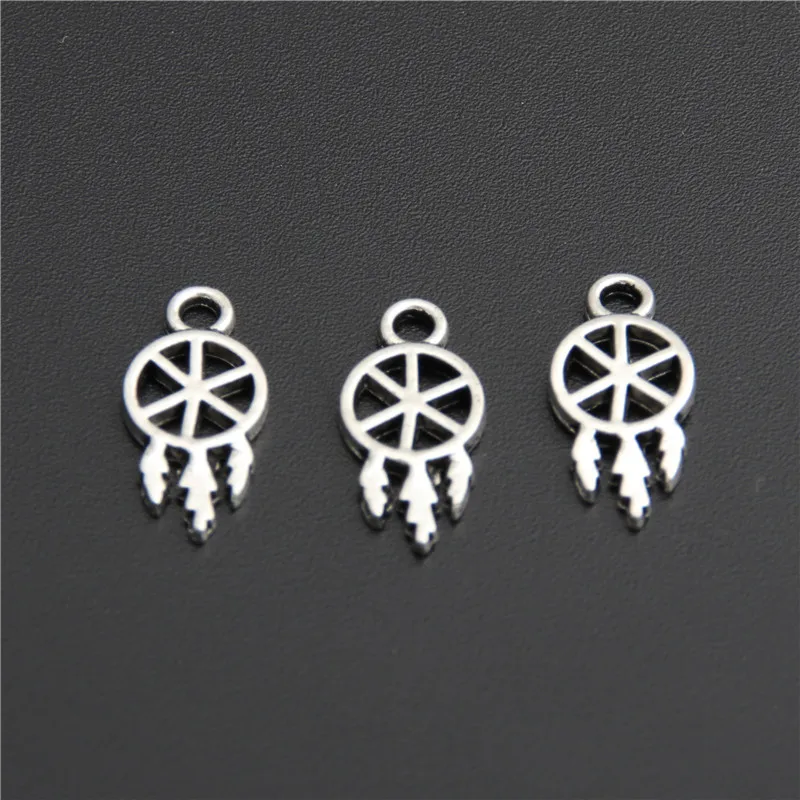 100pcs DIY Jewelry Polished Small Dreamcatcher Charm Pendants For Bracelet Necklace Jewelry Making A2764
100pcs DIY Jewelry Polished Small Dreamcatcher Charm Pendants For Bracelet Necklace Jewelry Making A2764