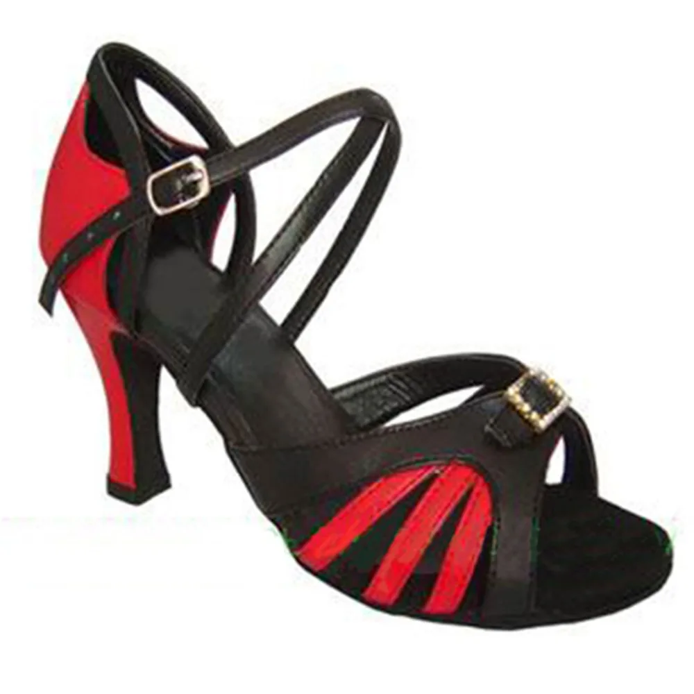 Red Silver With Crystal Buckle Dancing Shoes Heel Height 4.5-8.5 cm Comfortable Women Latin Satin Salsa Dance Shoes JYG900
Red Silver With Crystal Buckle Dancing Shoes Heel Height 4.5-8.5 cm Comfortable Women Latin Satin Salsa Dance Shoes JYG900