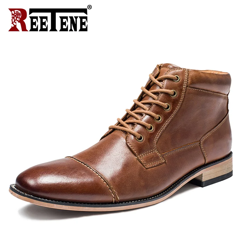 REETENE New Arrival Man Comfortable Shoes Men Genuine Leather Men'S Casual Men Shoes Working Ankle Boots Male Shoes
REETENE New Arrival Man Comfortable Shoes Men Genuine Leather Men'S Casual Men Shoes Working Ankle Boots Male Shoes