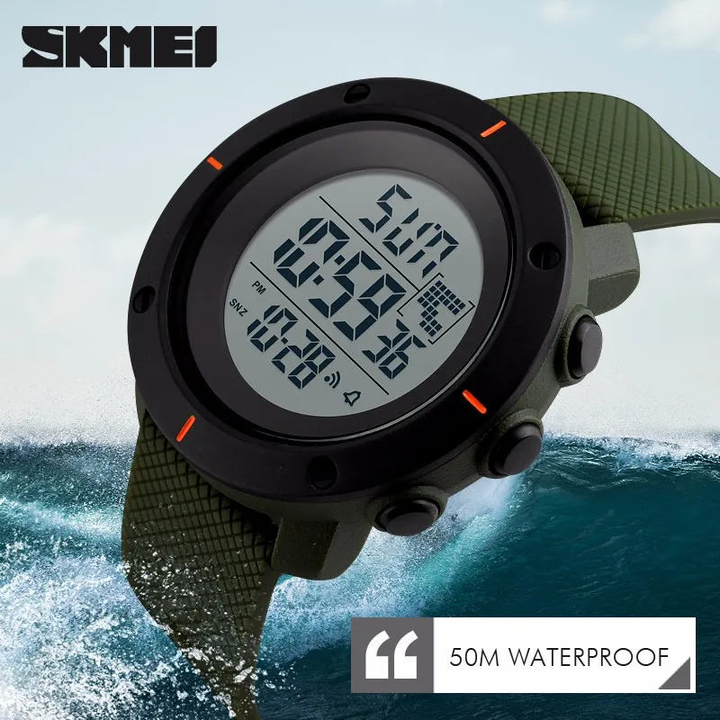 Skmei Luxury Brand Mens Sports Watches Dive 50m Digital LED Military Watch Men Fashion Casual Electronics Wristwatches Relojes
Skmei Luxury Brand Mens Sports Watches Dive 50m Digital LED Military Watch Men Fashion Casual Electronics Wristwatches Relojes