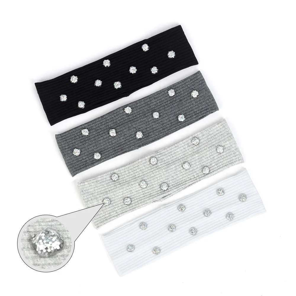 Fashion Resin Sequin Hair Accessories For Girls Solid Ribbed Headband Women Cotton Hairband Elastic Plain Turban Striped DZ755
Fashion Resin Sequin Hair Accessories For Girls Solid Ribbed Headband Women Cotton Hairband Elastic Plain Turban Striped DZ755