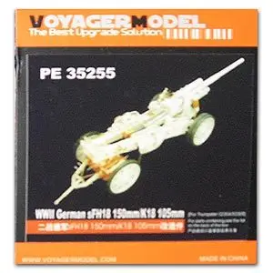 KNL HOBBY Voyager модель PE35255 sFH18 15 см/K18 10,5 см Тяговый Тип hovitzer обновленные металлические травления части
KNL HOBBY Voyager модель PE35255 sFH18 15 см/K18 10,5 см Тяговый Тип hovitzer обновленные металлические травления части