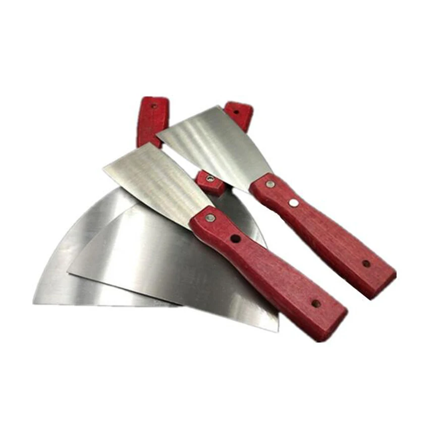 1 "2 "3 "4 " 5 " 6 " Thickened Stainless Steel Putty Knife Decoration Tools Solid Wood Handle Scraper Polished Mirror Scraper
1 "2 "3 "4 " 5 " 6 " Thickened Stainless Steel Putty Knife Decoration Tools Solid Wood Handle Scraper Polished Mirror Scraper