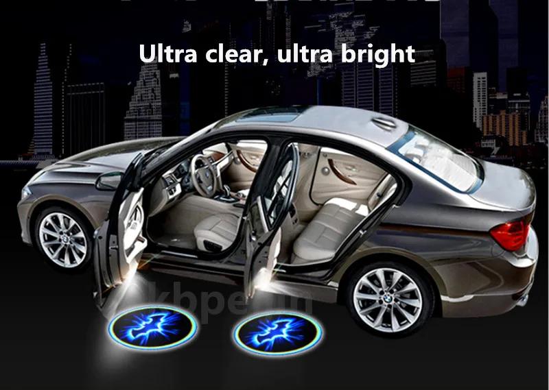 2PC Car styling LED Wireless Welcome Door Projector Logo Batman for Ford mondeo kuga fiesta Focus2 3 ecosport accessories | Автомобили и