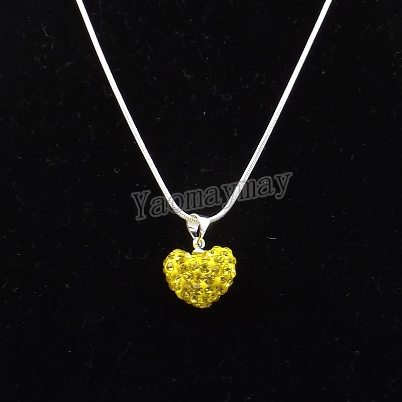 10pcs/Lot Gold Color Heart Shape Rhinestone Charm Necklace Xmas Present Free Shipping
10pcs/Lot Gold Color Heart Shape Rhinestone Charm Necklace Xmas Present Free Shipping