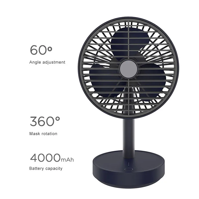 Kbxstart Table Fan Shaking Head Rotating 4000mAh Battery Capacity USB Charging Fan Adjustable Angle Air Cooling Silent Fan
Kbxstart Table Fan Shaking Head Rotating 4000mAh Battery Capacity USB Charging Fan Adjustable Angle Air Cooling Silent Fan