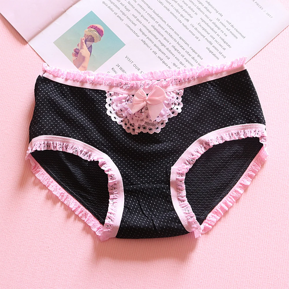 6pcs Girl Sexy Leopard Print Cotton Panties Black Lace Women's Briefs Underwear Stripe Ladies Solid Color Intimates Underpants
6pcs Girl Sexy Leopard Print Cotton Panties Black Lace Women's Briefs Underwear Stripe Ladies Solid Color Intimates Underpants