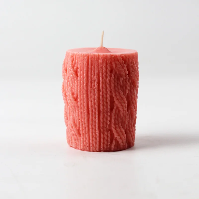 Nicole Silicone Candle Mold Cylindrical with Sweater Pattern Handmade Soap Making Mould
Nicole Silicone Candle Mold Cylindrical with Sweater Pattern Handmade Soap Making Mould