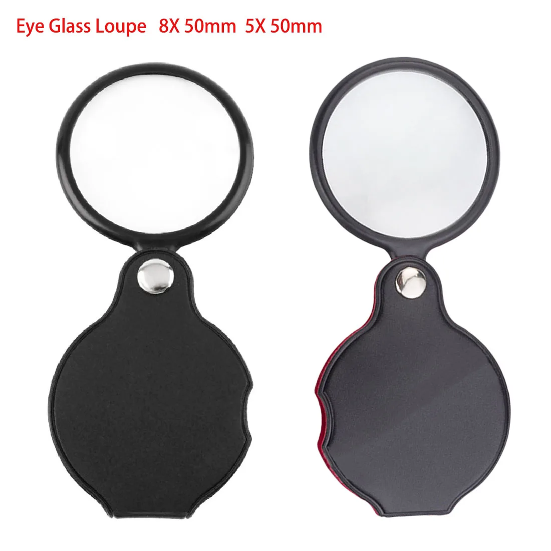 1pc 8X 50mm 5X 50mm Mini Pocket Folding Jewelry Magnifier Magnifying Eye Glass Loupe Lens
1pc 8X 50mm 5X 50mm Mini Pocket Folding Jewelry Magnifier Magnifying Eye Glass Loupe Lens