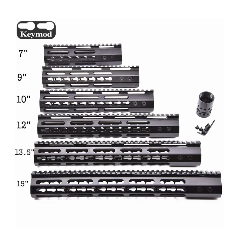 7 "9" 10 "12" 13 5 "15" AR15 Бесплатная поплавка Keymod Пикатинни для Охота