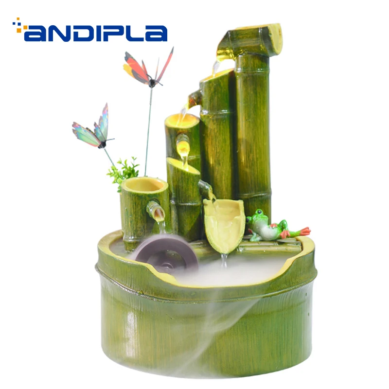 Creative Resin Feng Shui Water Fountain Bamboo Shape Waterscape Atomization Purifying Air Wedding Gift Desktop Decoration Crafts
Creative Resin Feng Shui Water Fountain Bamboo Shape Waterscape Atomization Purifying Air Wedding Gift Desktop Decoration Crafts