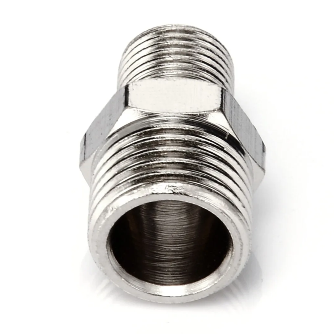 Airbrush Hose Connector 1/4" BSP Male to 1/8" BSP Fitting Connector Male Airbrush Hose Adaptor with High Hardness Spray Gun Part
Airbrush Hose Connector 1/4" BSP Male to 1/8" BSP Fitting Connector Male Airbrush Hose Adaptor with High Hardness Spray Gun Part
