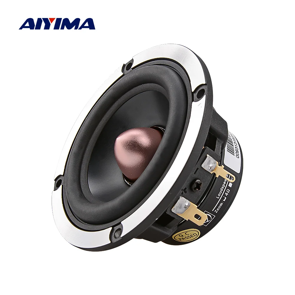 

AIYIMA 3 Inch Hifi Midrange Sound Speaker 4 8 Ohm 30 W 25 Core Car DSP Audio Music Loudspeaker DIY Speakers For Sound Speaker