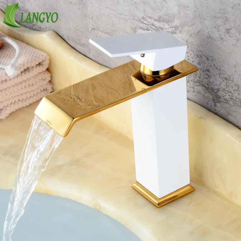 LANGYO New Hot sell Brass Baking finish bathroom basin Faucet Hot and Cold Water Mixer Tap White tap Basin mixer B-2018A01W
LANGYO New Hot sell Brass Baking finish bathroom basin Faucet Hot and Cold Water Mixer Tap White tap Basin mixer B-2018A01W