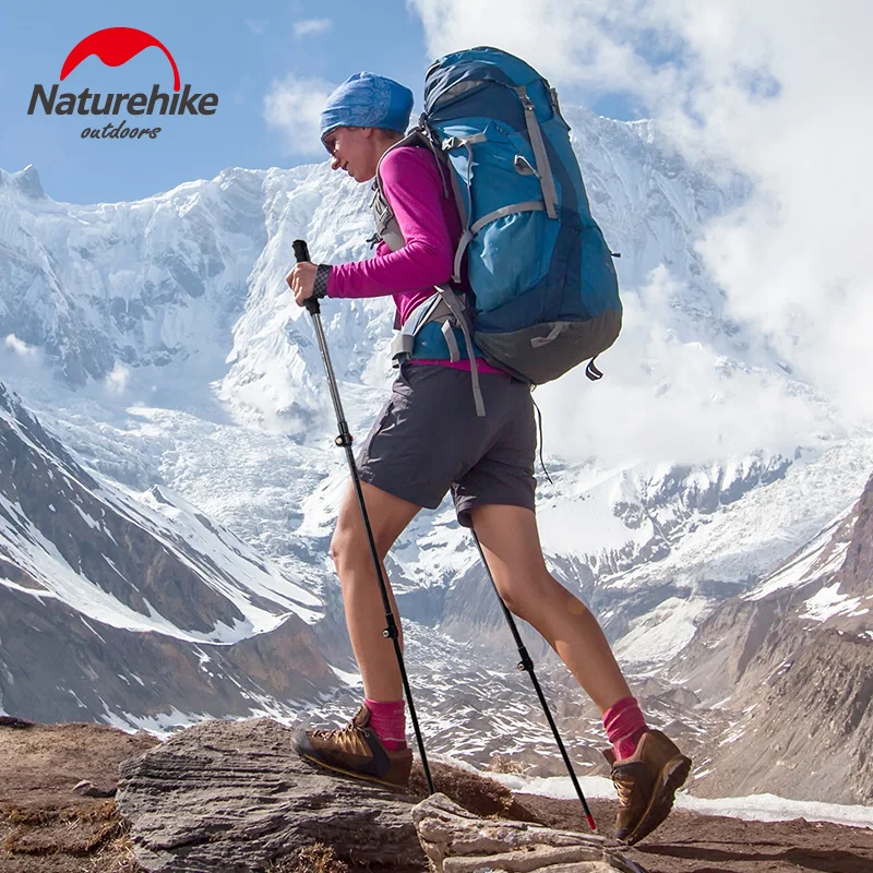 Трость для пешего туризма Naturehike из углеродного волокна 1 шт. Треккинговая