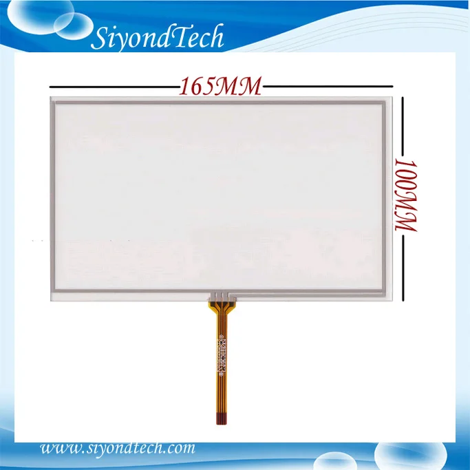 

Free Shipping!!! 1PC 7inch Resistive Touch Screen 165MM*100MM Digitizer For Car/GPS/MP4/MP5