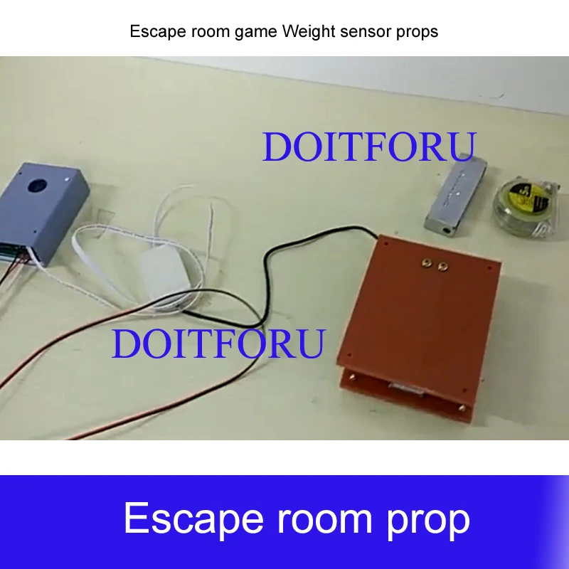 Escape room prop Weight Sensor Prop put the object with correct weight on the sensor to open 12V magnet lock secret chamber room
Escape room prop Weight Sensor Prop put the object with correct weight on the sensor to open 12V magnet lock secret chamber room