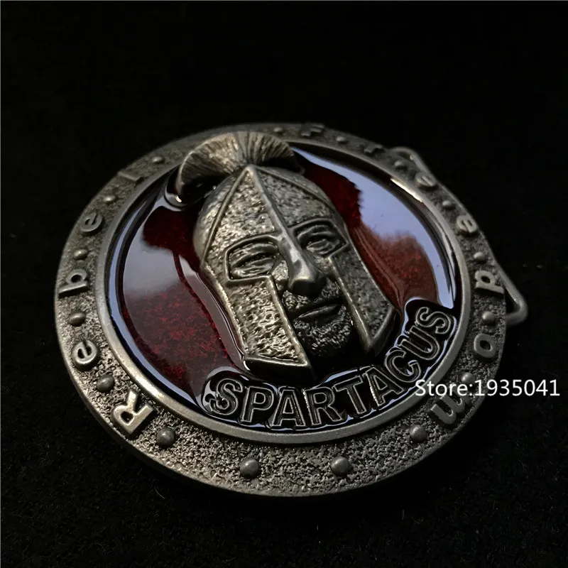 Пряжка для ремня Spartacus Warrior мужчин и женщин модный аксессуар джинсов подходит