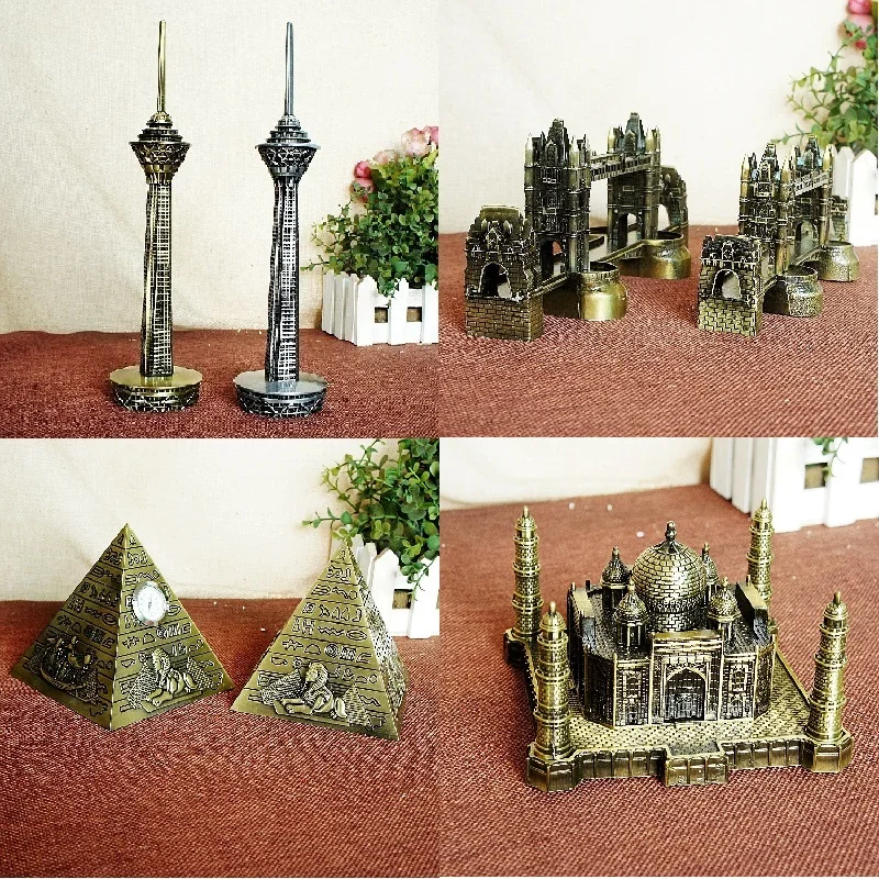 Famous Landmarks Metal Iran Milad Tower Egyptian Pyramids Building Model London Tower Bridge Vintage Home Decor Architects Gift
Famous Landmarks Metal Iran Milad Tower Egyptian Pyramids Building Model London Tower Bridge Vintage Home Decor Architects Gift
