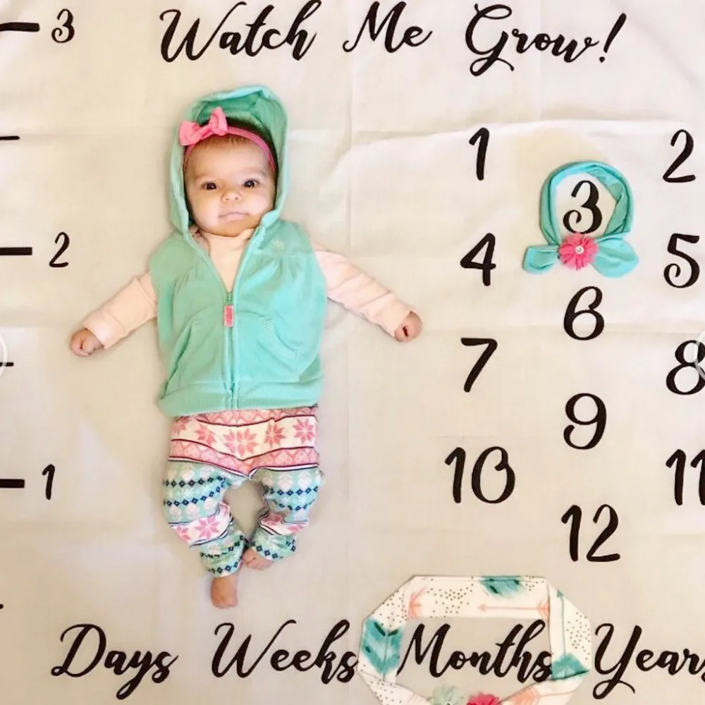 Newborn Baby Blanket For Photos Background Photography Monthly Growth Milestone Numbers Props Stroller Cover Anniversary
Newborn Baby Blanket For Photos Background Photography Monthly Growth Milestone Numbers Props Stroller Cover Anniversary