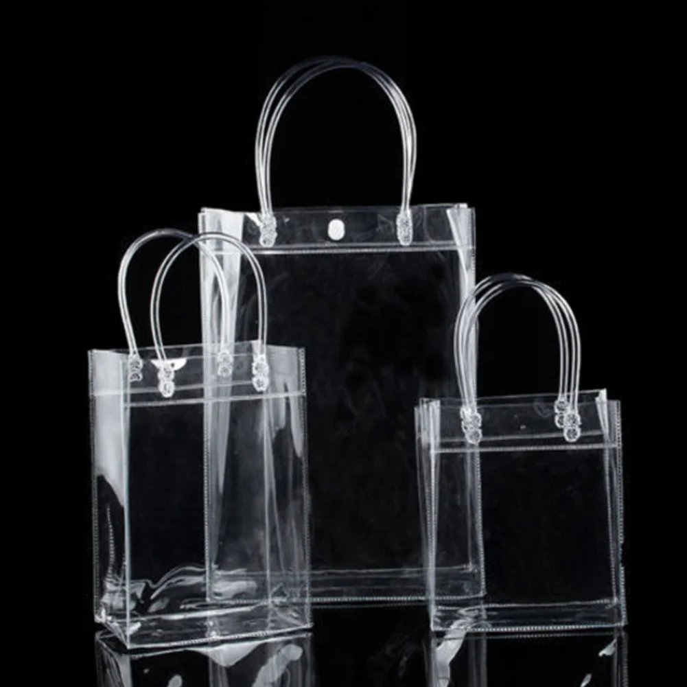 1PC New Fashion Transparent Shopping bag PVC Tote New Women Bag Storage Handbag Clear Beach Pack Large Bucket For Women men Bag
1PC New Fashion Transparent Shopping bag PVC Tote New Women Bag Storage Handbag Clear Beach Pack Large Bucket For Women men Bag