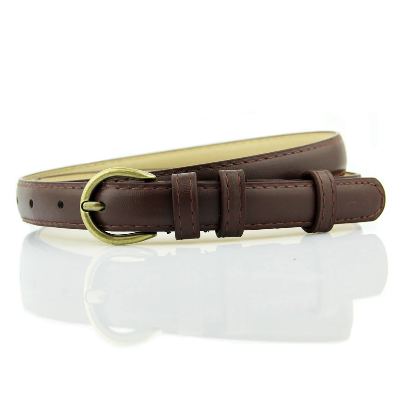 Hot Fashion Women Belts Leather Metal Vintage Pin Buckle Strap Belt Waistband Jean Student Black PU Leather Thin Belt Brown Girl
Hot Fashion Women Belts Leather Metal Vintage Pin Buckle Strap Belt Waistband Jean Student Black PU Leather Thin Belt Brown Girl