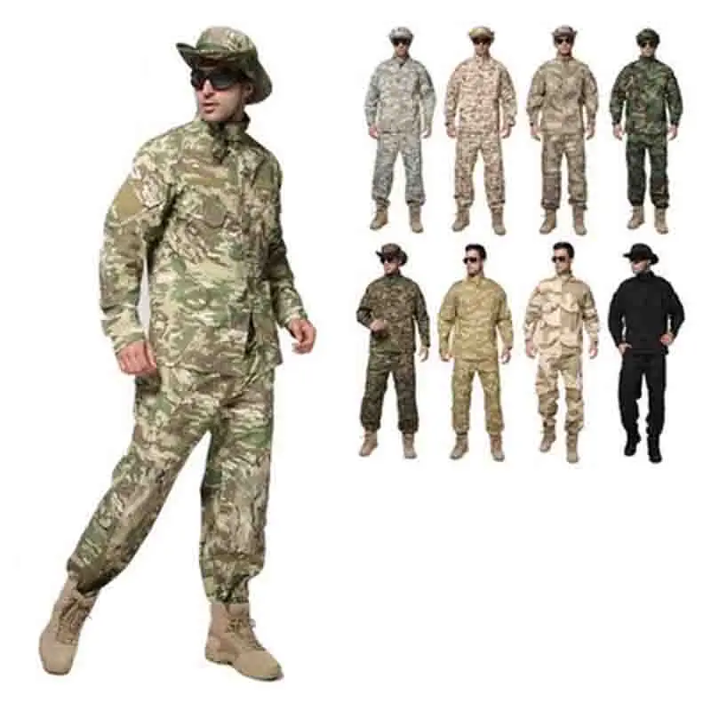 Outdoor Military Equipment Woodland Camouflage Tactical Ghillie Suit Hunting Airsoft Sniper Clothes Paintball Combat Shirt&Pants
Outdoor Military Equipment Woodland Camouflage Tactical Ghillie Suit Hunting Airsoft Sniper Clothes Paintball Combat Shirt&Pants