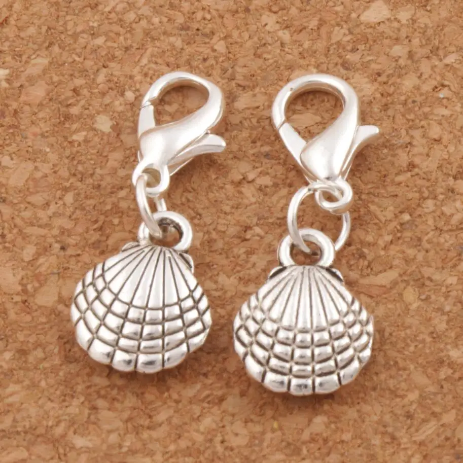Shell Lobster Claw Clasp Charm Beads Antique Silver Zinc Alloy Jewelry 26.8x9.9mm 18Pcs DIY C1175
Shell Lobster Claw Clasp Charm Beads Antique Silver Zinc Alloy Jewelry 26.8x9.9mm 18Pcs DIY C1175