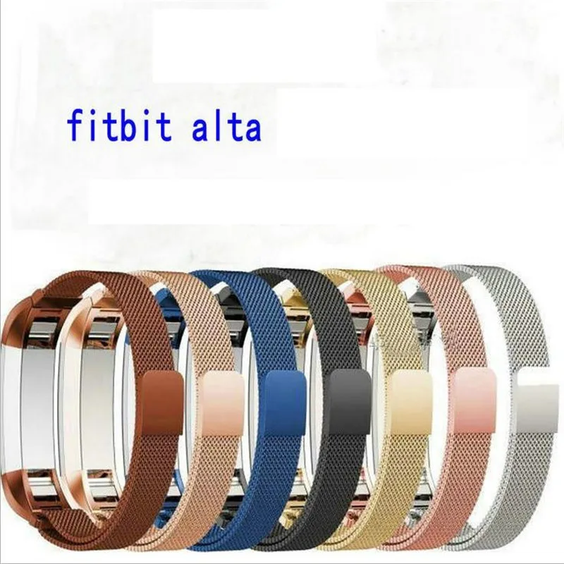 GOOSUU Milanese Loop Watch Band Metal Stainless Steel Strap Sport Wristband for Fitbit Alta - Rose Gold blue black silver
GOOSUU Milanese Loop Watch Band Metal Stainless Steel Strap Sport Wristband for Fitbit Alta - Rose Gold blue black silver