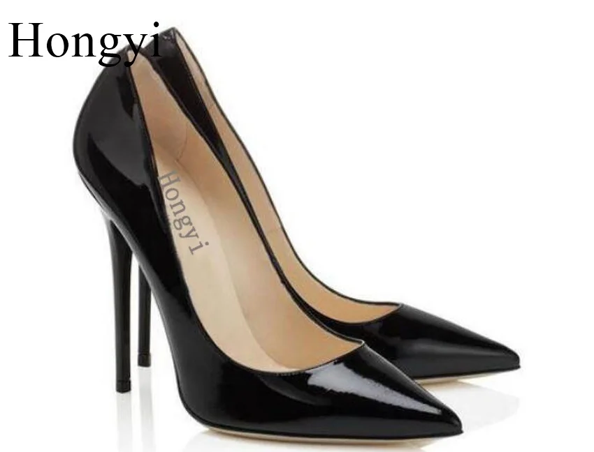 Hongyi Nude Patent Leather Pointy Toe Pumps Top Selling Plain Stiletto Heels Wedding Party Dress shoes woman Women Size 35 to 42
Hongyi Nude Patent Leather Pointy Toe Pumps Top Selling Plain Stiletto Heels Wedding Party Dress shoes woman Women Size 35 to 42