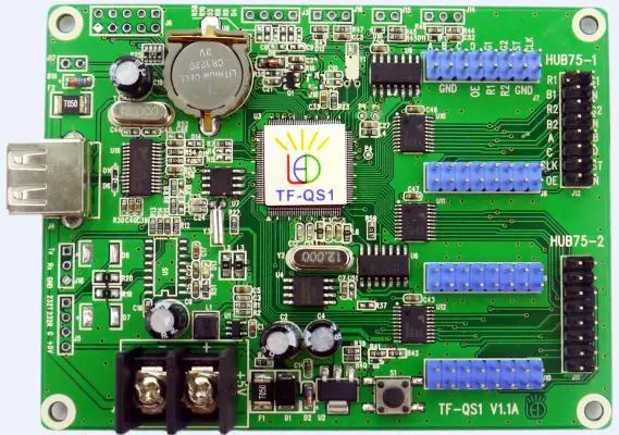 Асинхронная полноцветная карта управления TF-QS1 может разделять светодиодный