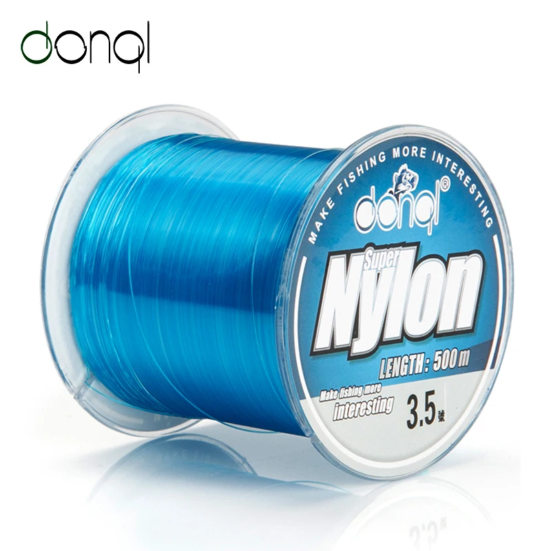 DONQL Fishing Line 500m Wire Fishing Nylon Cord 2-22.5LB Super Strong Floating Monofilament Fishing Line Nylon For Carp
DONQL Fishing Line 500m Wire Fishing Nylon Cord 2-22.5LB Super Strong Floating Monofilament Fishing Line Nylon For Carp
