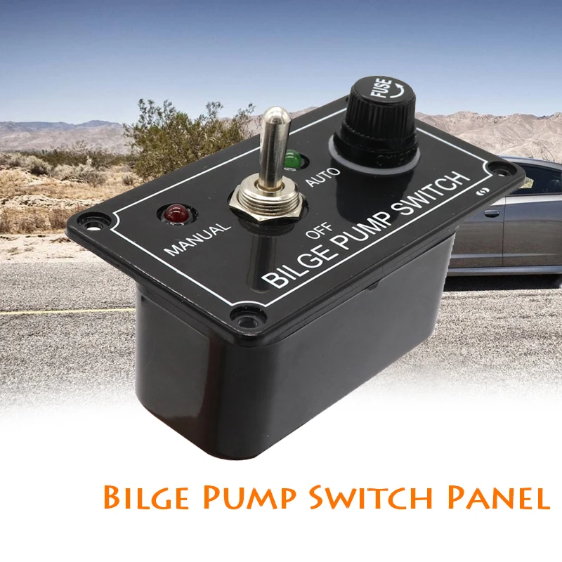 3 Way Led Indicator Bilge Pump Switch Panel With Fuse Dc12v Housing Toggle Switch Panel Manual-off-auto For Rv Marine Boat
3 Way Led Indicator Bilge Pump Switch Panel With Fuse Dc12v Housing Toggle Switch Panel Manual-off-auto For Rv Marine Boat