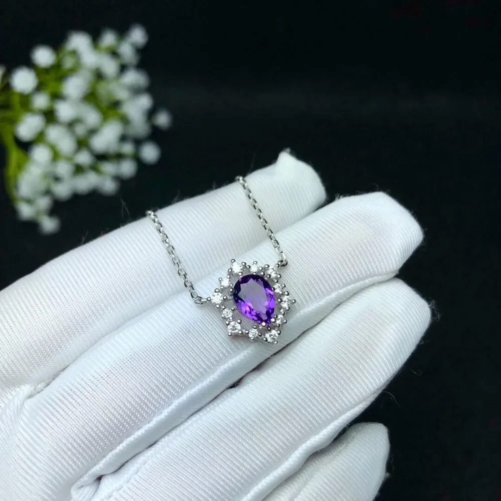 KJJEAXCMY boutique jewels 925 pure silver inlaid natural amethyst fire Necklace + pendant simple support test
KJJEAXCMY boutique jewels 925 pure silver inlaid natural amethyst fire Necklace + pendant simple support test