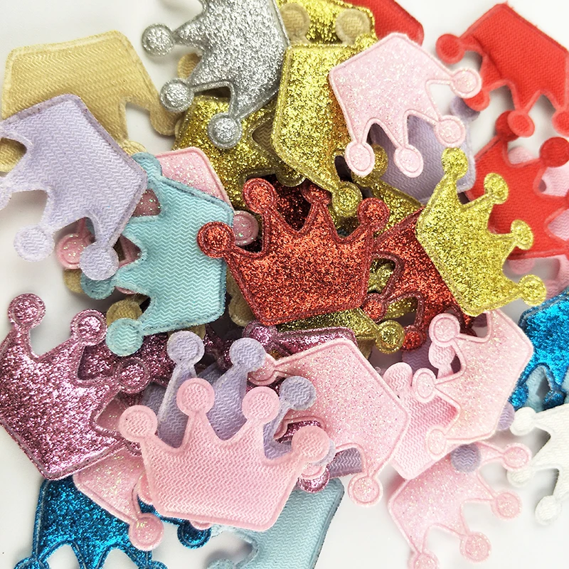 7pcs Crown shape glitter Kawaii Appliques for Headband Padded Appliques For Clothes Sewing Supplies DIY Craft Decoration
7pcs Crown shape glitter Kawaii Appliques for Headband Padded Appliques For Clothes Sewing Supplies DIY Craft Decoration