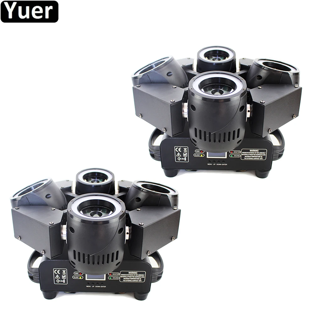 2Pcs/Lot LED 4 Heads 60W Moving Head Lights RGBW 4in1 Beam LED DMX 512 Control Music DJ Disco Party Stage Moving head Lighting
2Pcs/Lot LED 4 Heads 60W Moving Head Lights RGBW 4in1 Beam LED DMX 512 Control Music DJ Disco Party Stage Moving head Lighting