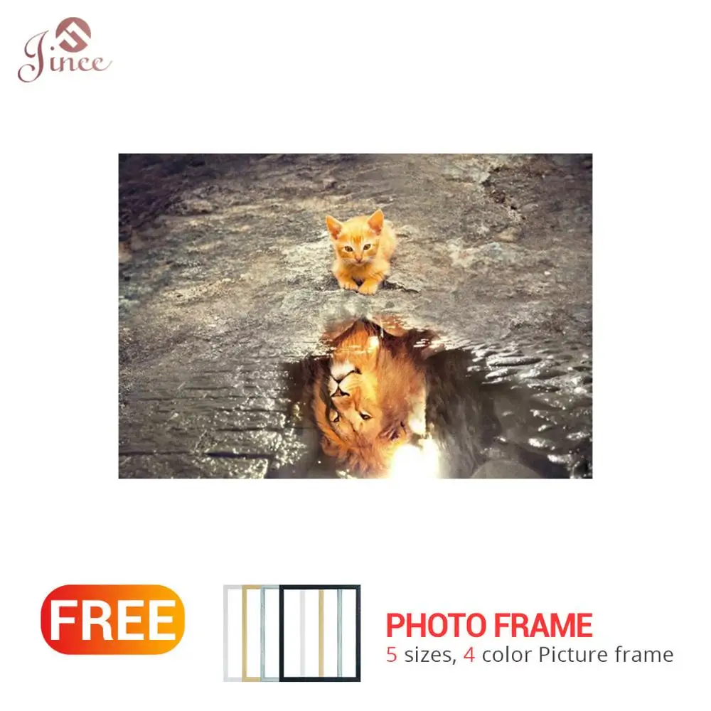 5D Diamond Painting Cat Lion Full Square Round Diamond Embroidery Cats Diamond Mosaic Animals Pictures Of Rhinestones
5D Diamond Painting Cat Lion Full Square Round Diamond Embroidery Cats Diamond Mosaic Animals Pictures Of Rhinestones