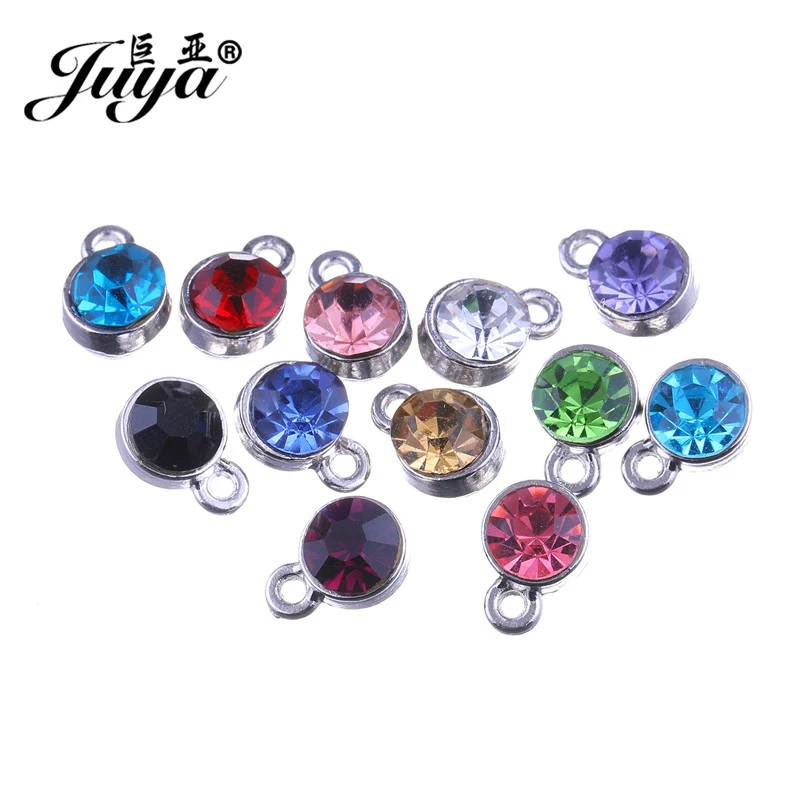 30pcs/lot Colorful Crystal Birthstone Rhinestones Charms pendant for women DIY Necklace Bracelet Anklet Jewelry Making Crafts 
30pcs/lot Colorful Crystal Birthstone Rhinestones Charms pendant for women DIY Necklace Bracelet Anklet Jewelry Making Crafts