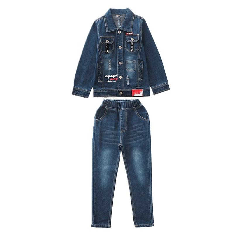 Autumn Spring boys Denim Clothing Set Casual Kids Jeans Jacket+Jeans 2pcs Children Clothes Boys Denim Suit Kids
Autumn Spring boys Denim Clothing Set Casual Kids Jeans Jacket+Jeans 2pcs Children Clothes Boys Denim Suit Kids